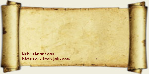 Georgina Rakezić vizit kartica